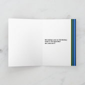 Voor neefje verjaardagstaart met kaarsen Kaart (Binnen)