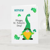 Voor Nephew St Patrick's Fun Leprechaun Kaart (Voorkant)