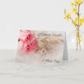 Voor nicht, je mist kaart (Gele Bloem)
