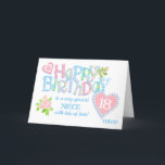 Voor Niece 18th Birthday Rozen Hearts Word Art Car Feestdagen Kaart<br><div class="desc">Een en vrouwelijke 18e verjaardagskaart voor uw nichtje, met roze Albertine rozen, rozenknoppen en decoratieve harten. De cover groet is: 'Happy Birthday tot een heel speciale NIECE met veel liefde!' met de grote letters van de woorden 'Happy Birthday' gevuld met patronen die coördineren met de Albertinese rozen. Er zijn twee...</div>