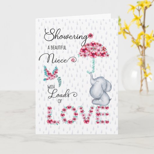 voor Niece Moederdag die je met liefde laat schrik Kaart (Gele Bloem)