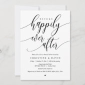 Voor nog lang en gelukkig na het repetitiediner kaart (Voorkant)