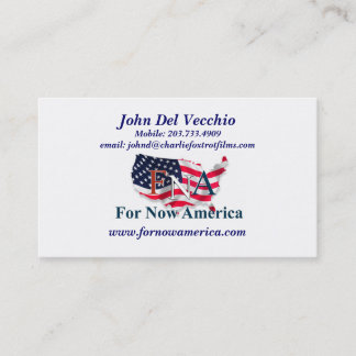 Voor nu Amerika John Del Vecchio Visitekaartje