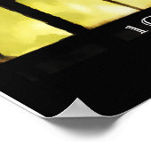 "Voor nu zien we door een donker glas Poster" Poster (Hoek)