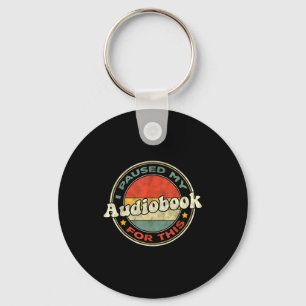 Voor Obook-luisteraars O Boekliefhebbers Retro Vro Sleutelhanger