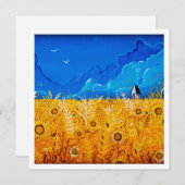 Voor Oekraïne - Mini Print (Voorkant / Achterkant)