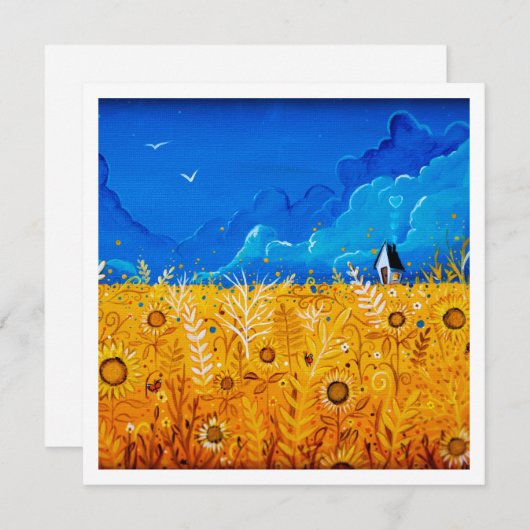 Voor Oekraïne - Mini Print (Voorkant / Achterkant)