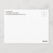 Voor oma briefkaart (Achterkant)