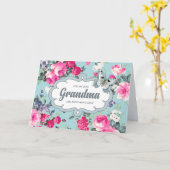 Voor oma op Moederdag.  Rozen Kaart (Gele Bloem)