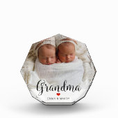 Voor oma | Zoete rode hartslag Fotoblokken (Voorkant)