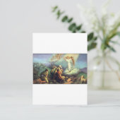 Voor ons is een kind geboren! briefkaart (Staand voorkant)