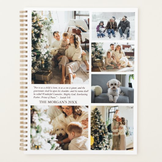 Voor ons is een Kind Geboren Familie Bijbel Verse Planner (Voorkant)