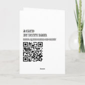 Voor ons is een kind geboren / Geboorte Feestdagen Kaart (Achterkant)