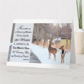 Voor ons is een kind geboren kaart (Voorkant)