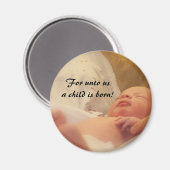 Voor ons is een kind geboren! magneet (Voorkant / Achterkant)