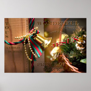 Voor ons is een kind geboren poster