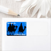 "Voor ons is een kind geboren" retouradres label (Insitu)