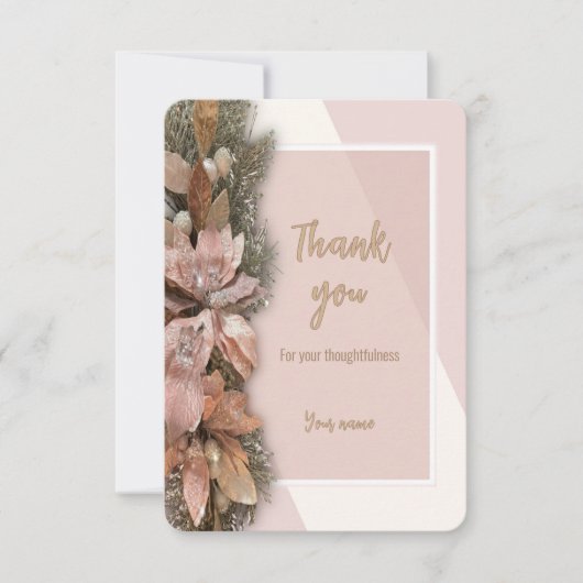 Voor ons Kerst Bedankt Card (Voorkant)