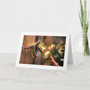 Voor ons wordt een kind geboren met Christelijke k Feestdagen Kaart
