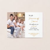 Voor ons wordt een kind geboren met handgeschreven folie kaarten (Binnen)