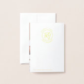 Voor ons wordt een kind geboren met handgeschreven folie kaarten (Met envelop)