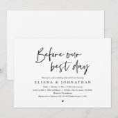 Voor onze beste dag, het eten van de repetitie van kaart (Voorkant / Achterkant)