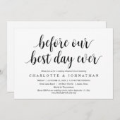 Voor onze beste dag ooit, het eten van de repetiti kaart (Voorkant / Achterkant)