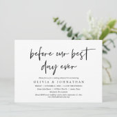 Voor onze beste dag ooit, het eten van de repetiti kaart (Staand voorkant)