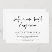 Voor onze beste dag ooit, het eten van de repetiti kaart (Voorkant / Achterkant)