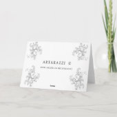 Voor onze Dochter bij Kerstmis Feestdagen Kaart (Achterkant)