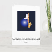 Voor onze dochter een vrolijk kerstfeest feestdagen kaart (Achterkant)