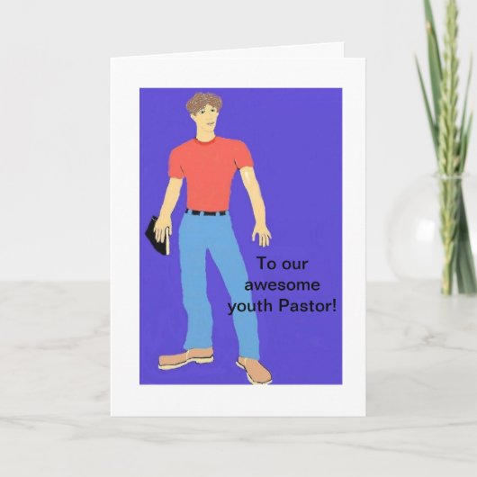 Voor onze jeugdherder bedankkaart (Voorkant)