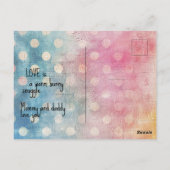 Voor onze kleine Valentijn Briefkaart (Achterkant)