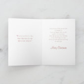 Voor Onze Prachtige Dochter bij Kerstmis Feestdagen Kaart (Binnen)