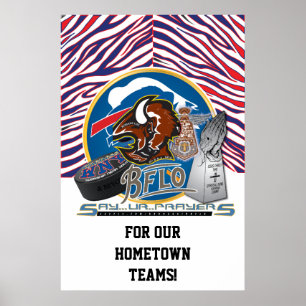 VOOR ONZE THUISSTAD TEAMS! POSTER