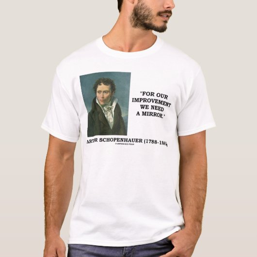 Voor onze verbetering hebben we een Mirror Quote n T-shirt (Voorkant)