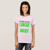 Voor onze vrienden, CANCERSUCKS! T-shirt (Voorkant volledig)