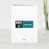 Voor oom op Vaderdag. Cute Puppy Kaart (Achterkant)