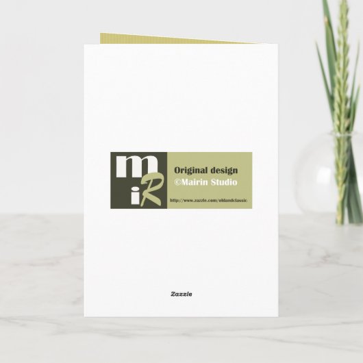 Voor oom op Vaderdag Kaart (Achterkant)