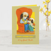 Voor oom op Vaderdag Kaart (Gele Bloem)