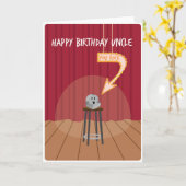 Voor oom You Rock Birthday Kaart (Gele Bloem)