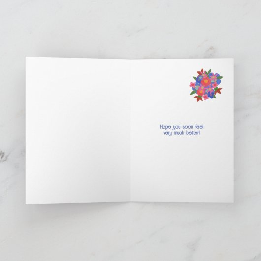 Voor opa krijgen goed kabouter ballonnen bloemen K Kaart (Binnen)