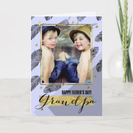 Voor opa op Vaderdag Aangepaste fotokaarten Kaart