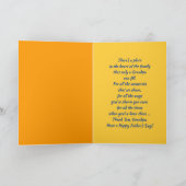 Voor opa op Vaderdag. Denim Pattern Kaart (Binnen)