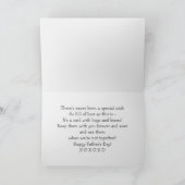 Voor opa op Vaderdag schattige teddyberen Kaart (Binnen)