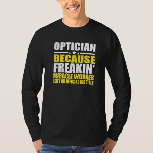 Voor Opticien T-shirt (Voorkant)