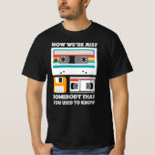 Voor oude schooltech Gadget Lovers - VHS, Cassette T-shirt (Voorkant)