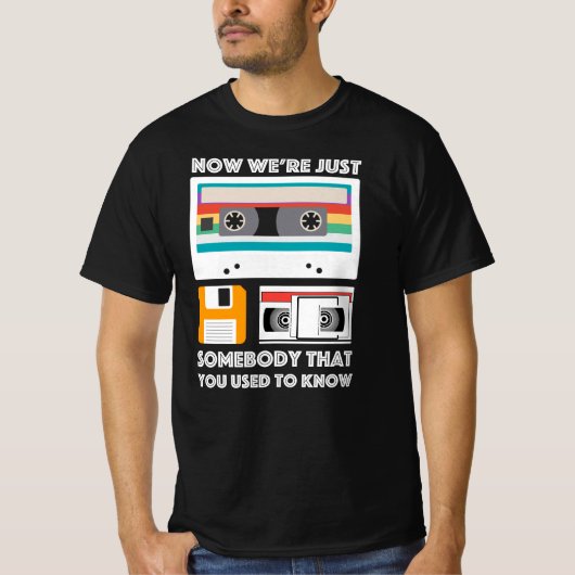 Voor oude schooltech Gadget Lovers - VHS, Cassette T-shirt (Voorkant)
