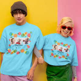 Voor ouders Verjaardag Jongen Foto T-shirt