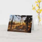 voor Pa Sunset Dock op het meer van Schilderachtig Kaart (Gele Bloem)